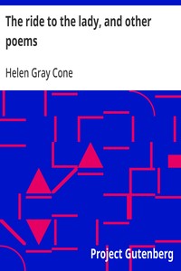 Cover of The ride to the lady, and other poems