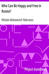 Cover of Who Can Be Happy and Free in Russia?