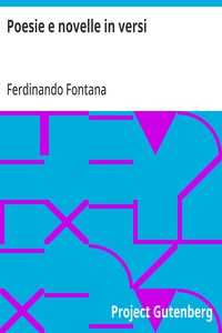 Cover of Poesie e novelle in versi