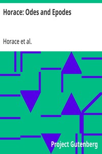 Cover of Horace: Odes and Epodes