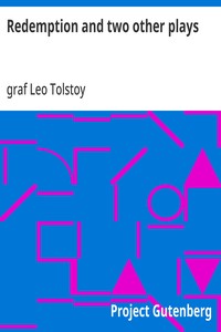 Cover of Redemption and two other plays