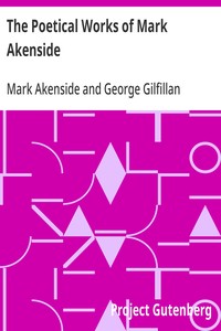 Cover of The Poetical Works of Mark Akenside