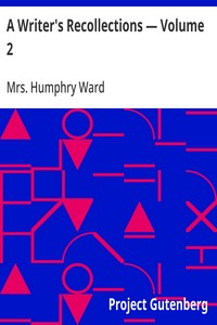 Cover of A Writer's Recollections — Volume 2