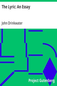 Cover of The Lyric: An Essay