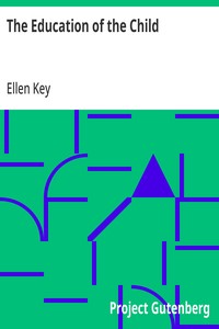 Cover of The Education of the Child