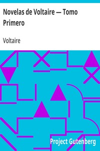 Cover of Novelas de Voltaire — Tomo Primero
