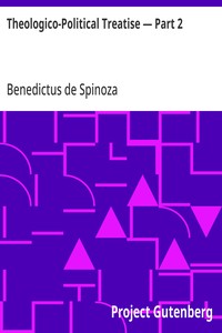 Cover of Theologico-Political Treatise — Part 2
