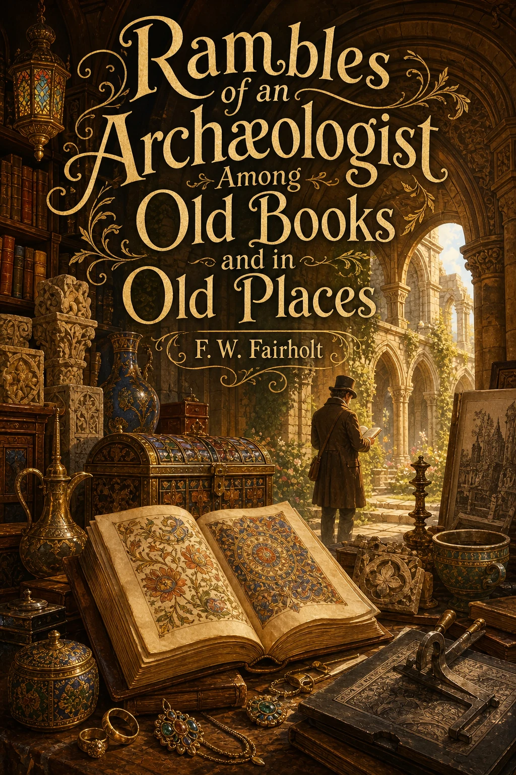 Cover of Rambles of an archæologist among old books and in old places: Being papers on art, in relation to archæology, painting, art-decoration, and art-manufacture