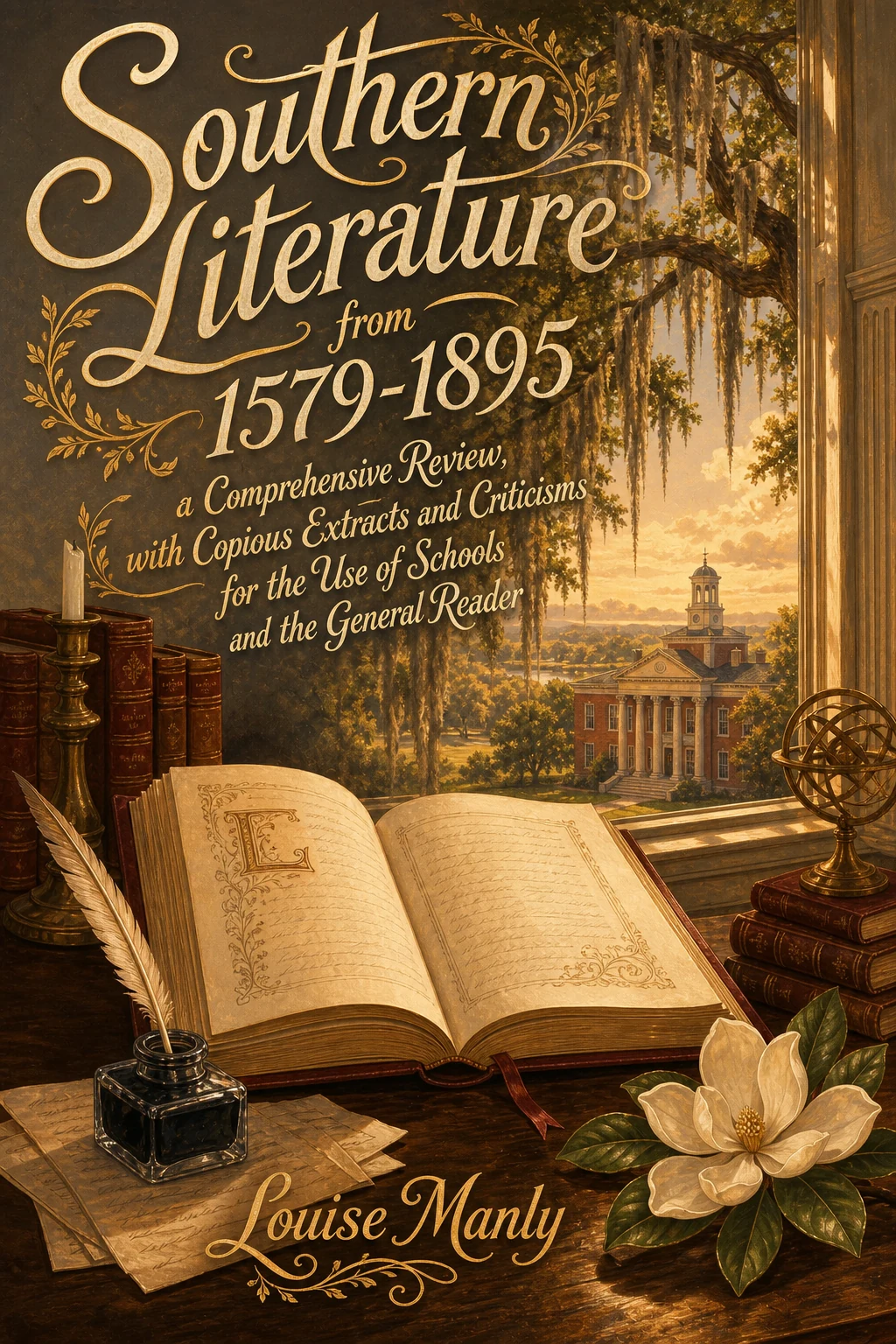 Cover of Southern Literature From 1579-1895 A comprehensive review, with copious extracts and criticisms for the use of schools and the general reader