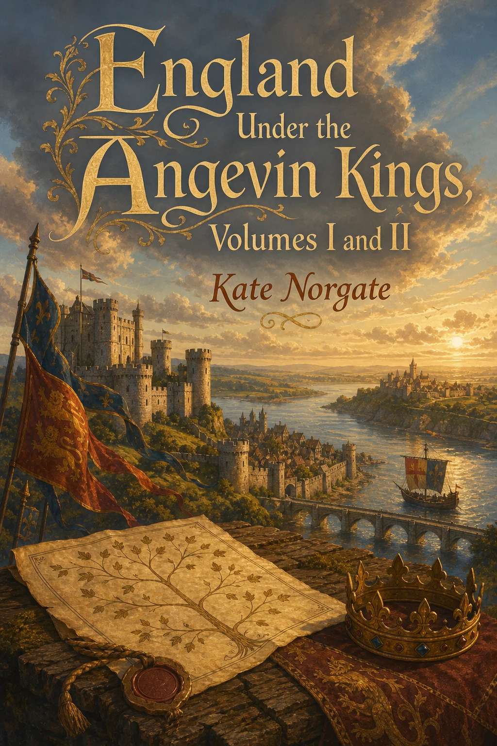 Cover of England under the Angevin Kings, Volumes I and II