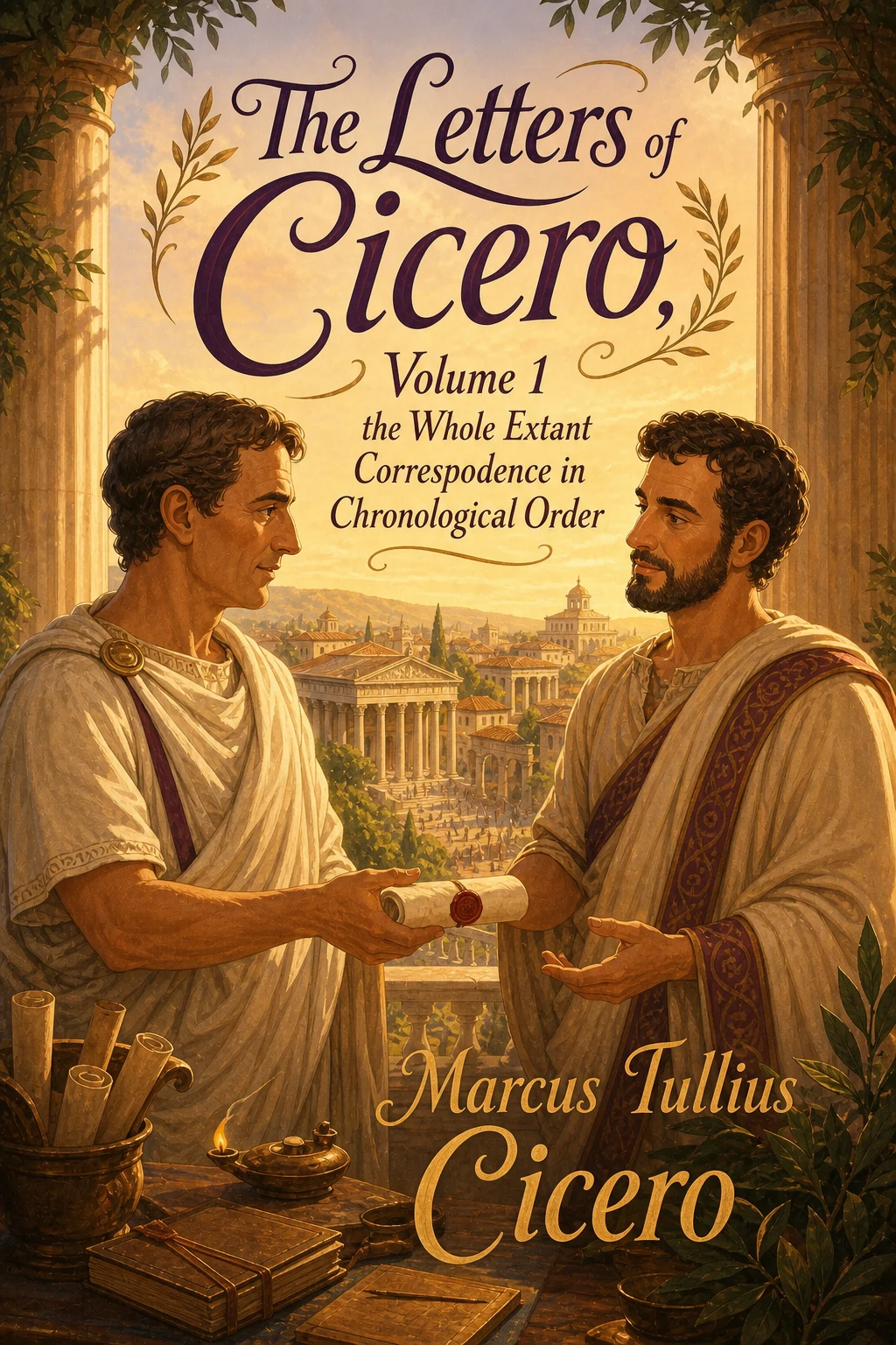 Cover of The Letters of Cicero, Volume 1 The Whole Extant Correspondence in Chronological Order