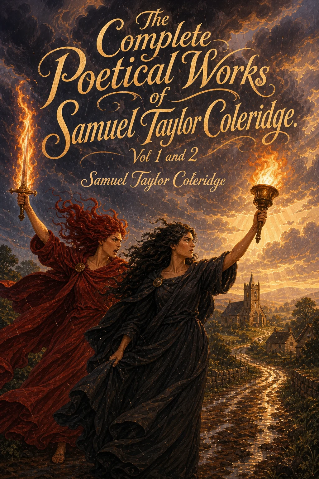 Cover of The Complete Poetical Works of Samuel Taylor Coleridge. Vol 1 and 2