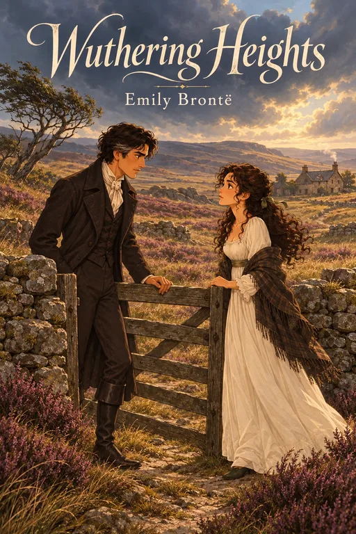 Illustrated cover of Wuthering Heights
