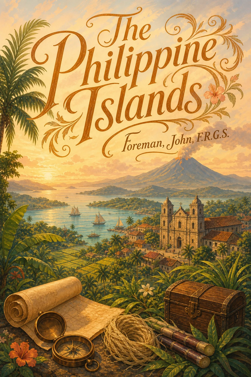 Cover of The Philippine Islands A Political, Geographical, Ethnographical, Social and Commercial History of the Philippine Archipelago, Embracing the Whole Period of Spanish Rule