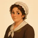 Drawn portrait of Nelly Dean