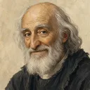 Drawn portrait of Abbé Faria