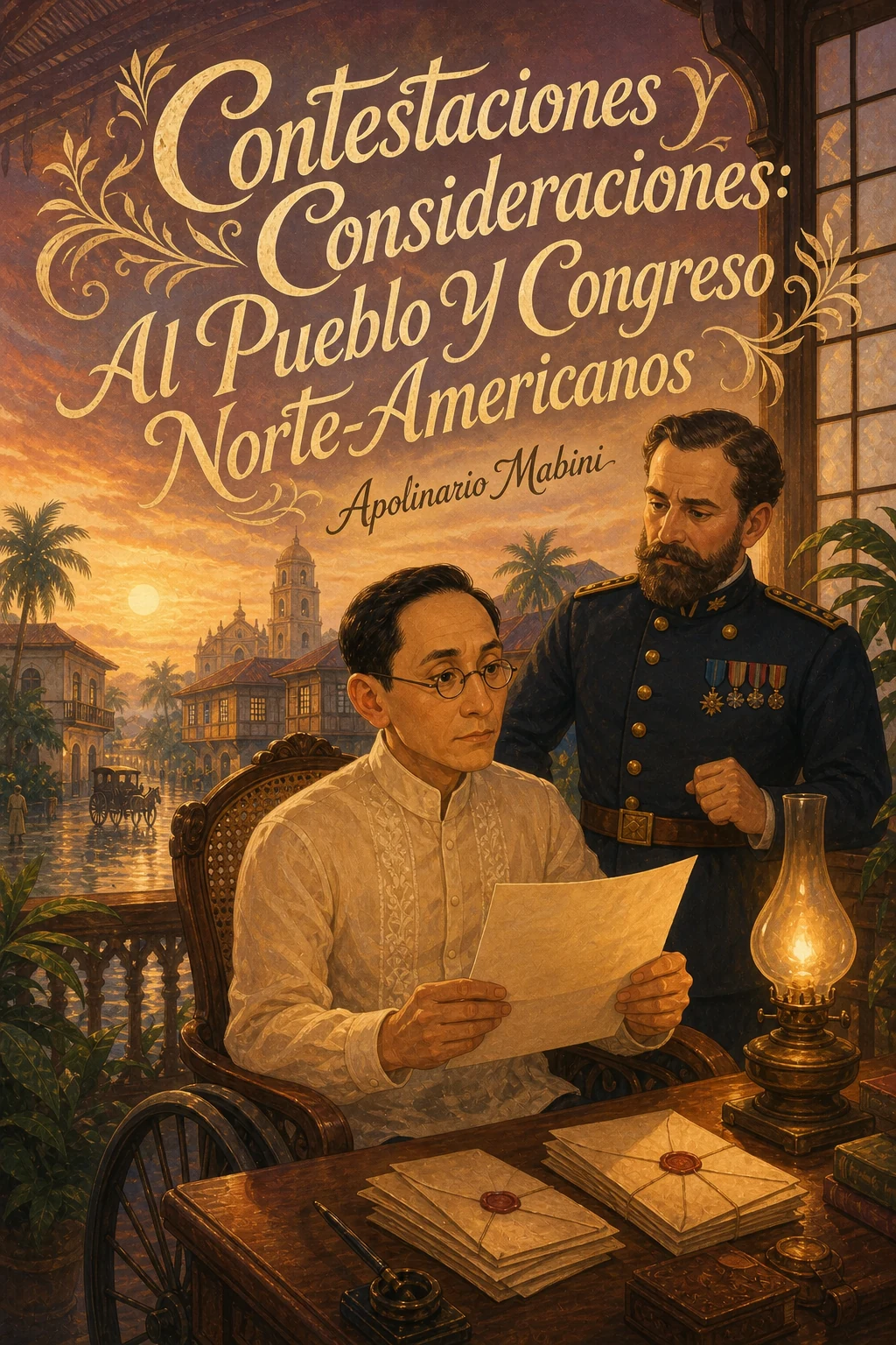 Cover of Contestaciones y Consideraciones Al Pueblo y Congreso Norte-Americanos