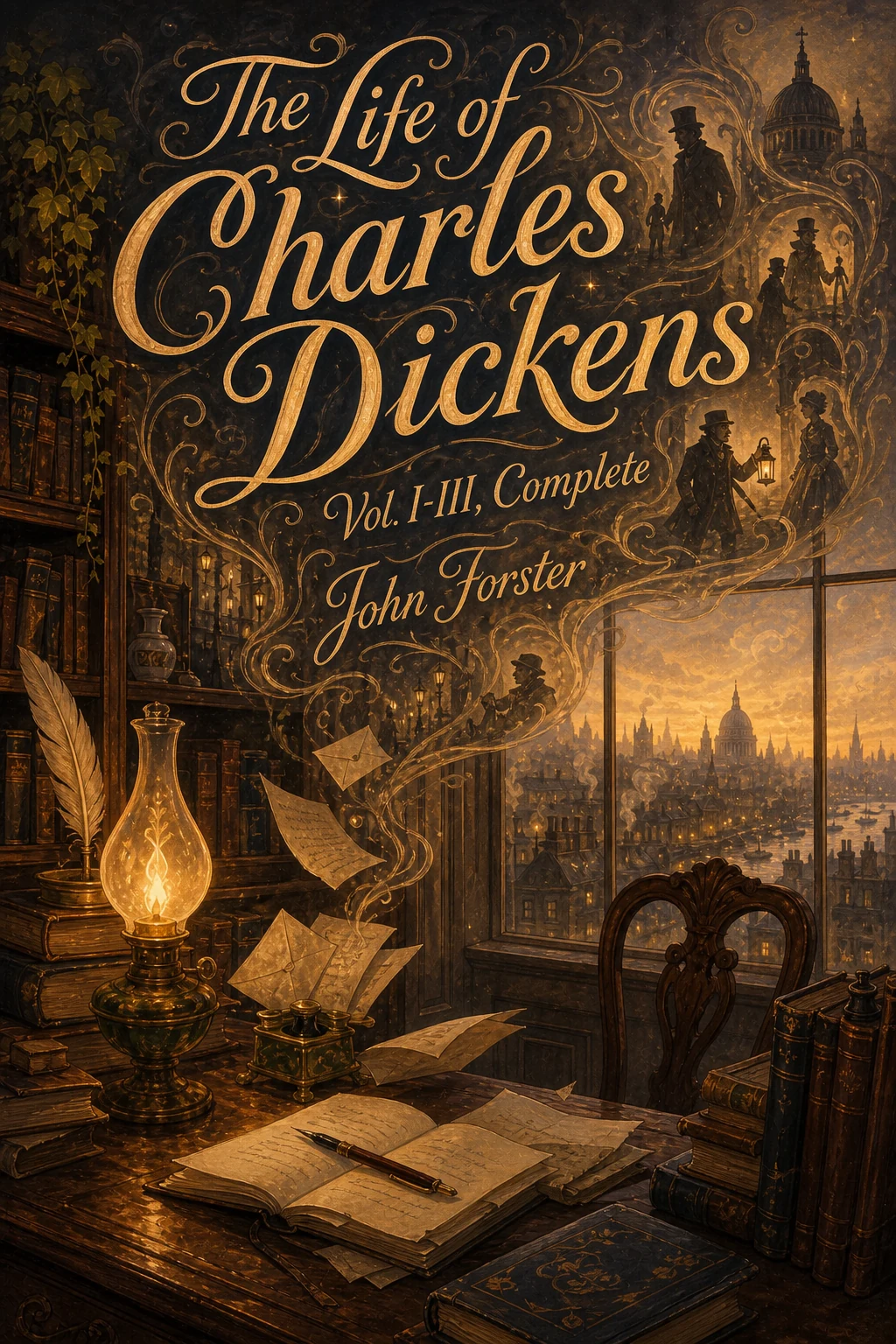 Cover of The Life of Charles Dickens, Vol. I-III, Complete