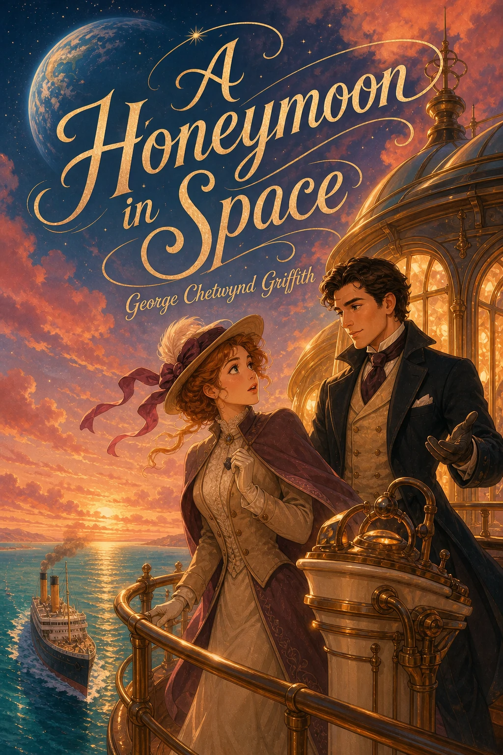 Cover of A Honeymoon in Space