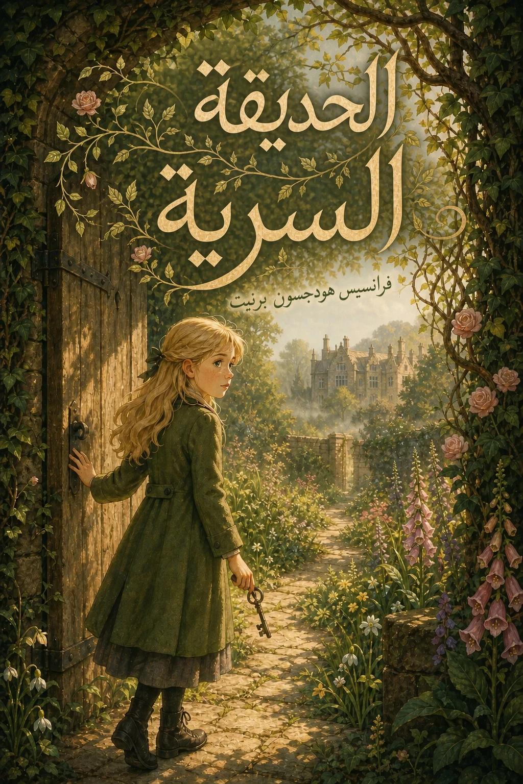 غلاف مصور لكتاب الحديقة السرية