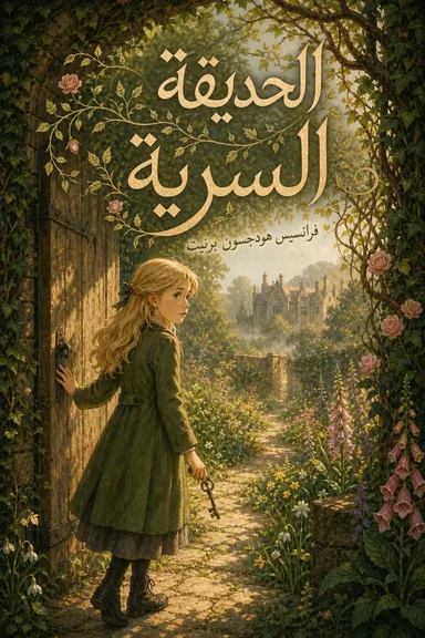 غلاف مصور لكتاب الحديقة السرية