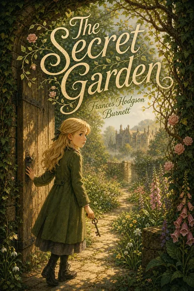 Illustrated cover of The Secret Garden