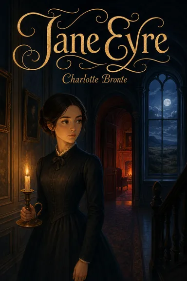 Illustrated cover of Jane Eyre