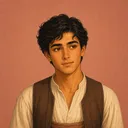 صورة مرسومة لشخصية ابن الزارع