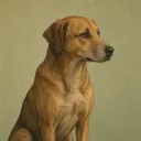 صورة مرسومة لشخصية الكلب