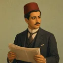 صورة مرسومة لشخصية الراوي