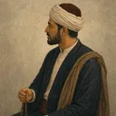 صورة مرسومة لشخصية الشيخ المعمم