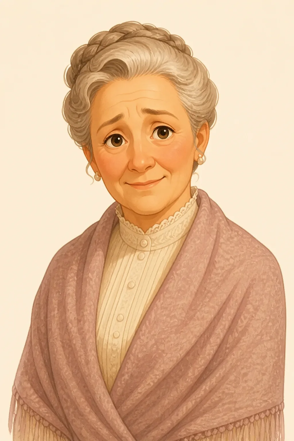 Catharine Alan: character portrait from A Room with a View (Forster, E. M. (Edward Morgan))
