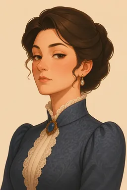 Portrait of Elizabeth Stepanovna Bagrova from A Russian Gentleman