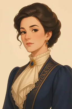 Portrait of Alexandra Zubina from A Russian Gentleman