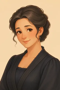 Portrait of Aksinya Stepanovna Bagrova from A Russian Gentleman