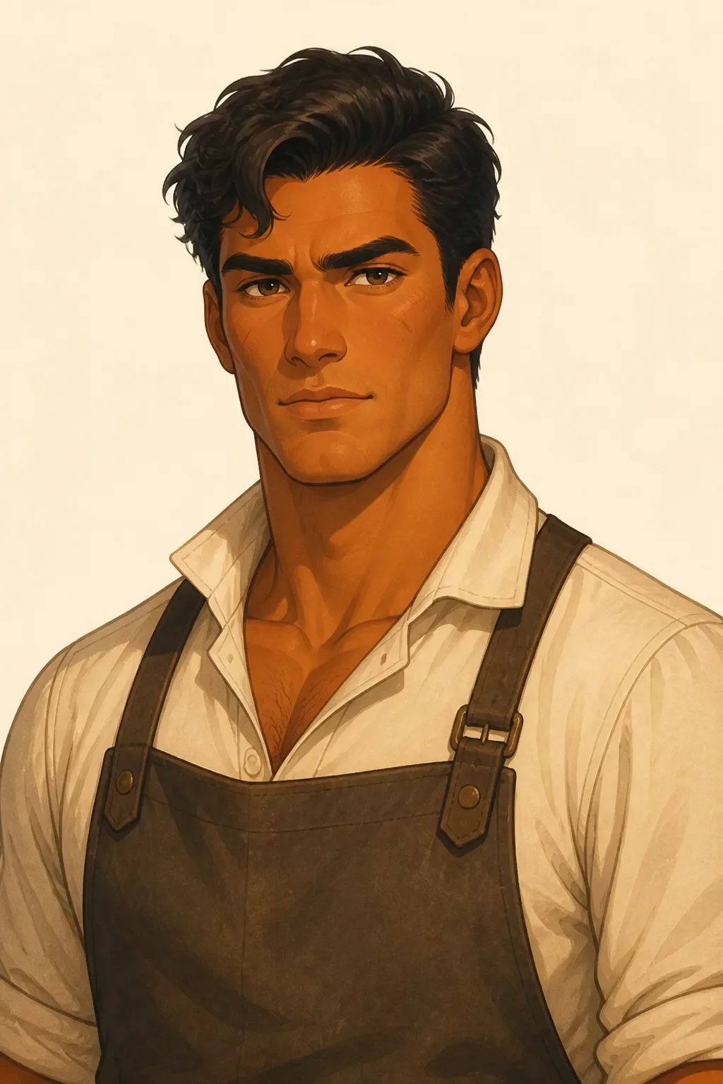 Ernest Defarge: character portrait from A Tale of Two Cities (Dickens, Charles)