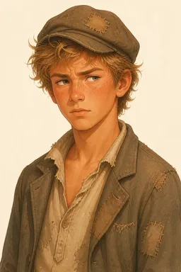 Portrait of Huckleberry Finn