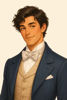 Portrait of Buck Grangerford from Adventures of Huckleberry Finn