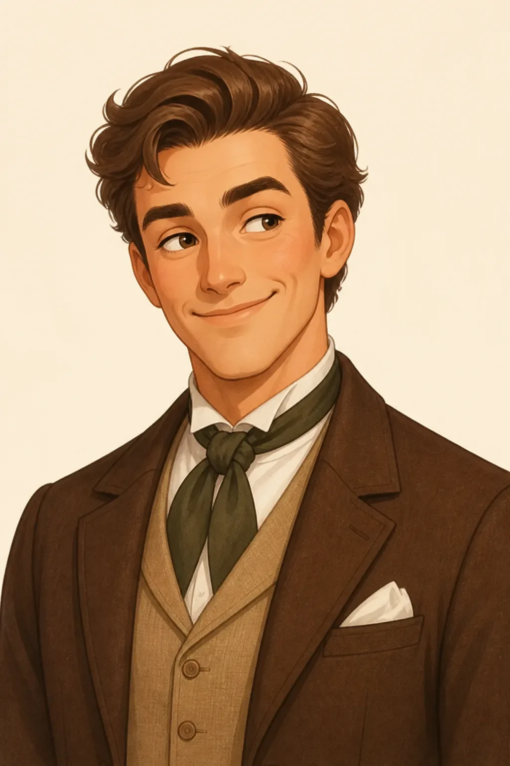 Tom Sawyer: character portrait from Adventures of Huckleberry Finn (Twain, Mark)