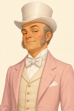 Portrait of The King from Adventures of Huckleberry Finn
