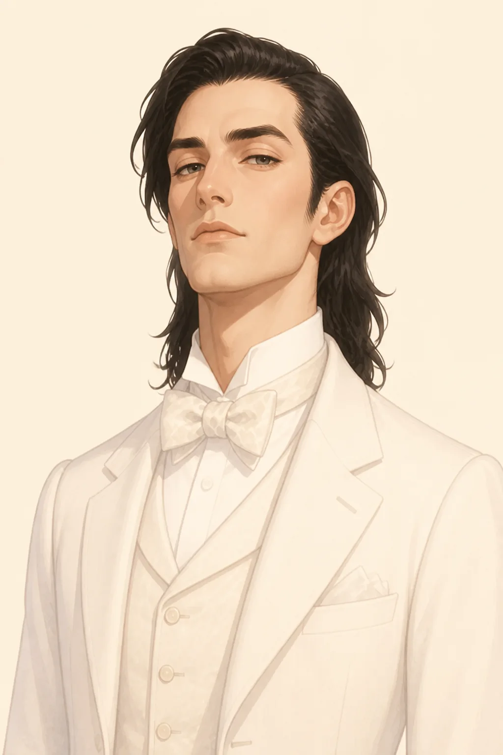 Col. Grangerford: character portrait from Adventures of Huckleberry Finn (Twain, Mark)