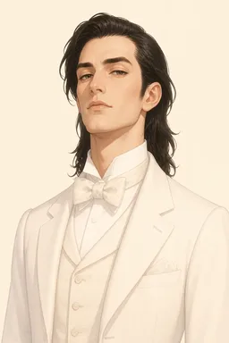 Portrait of Col. Grangerford from Adventures of Huckleberry Finn