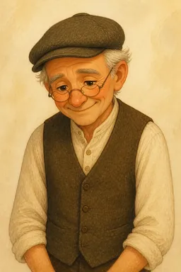 Portrait of Thomas Lynde from Anne of Green Gables