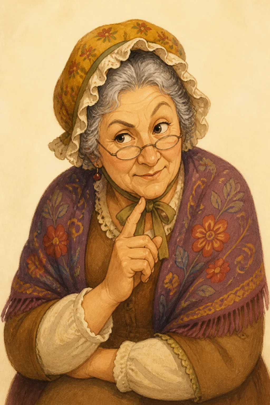 Rachel Lynde: character portrait from Anne of Green Gables (Montgomery, L. M. (Lucy Maud))