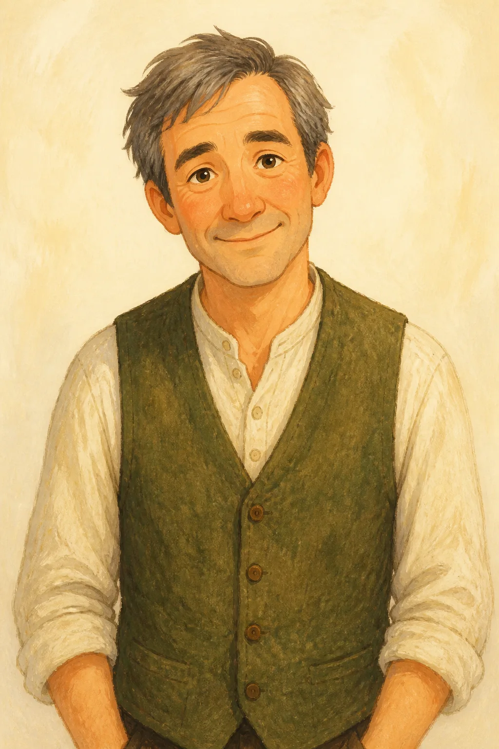 Matthew Cuthbert: character portrait from Anne of Green Gables (Montgomery, L. M. (Lucy Maud))