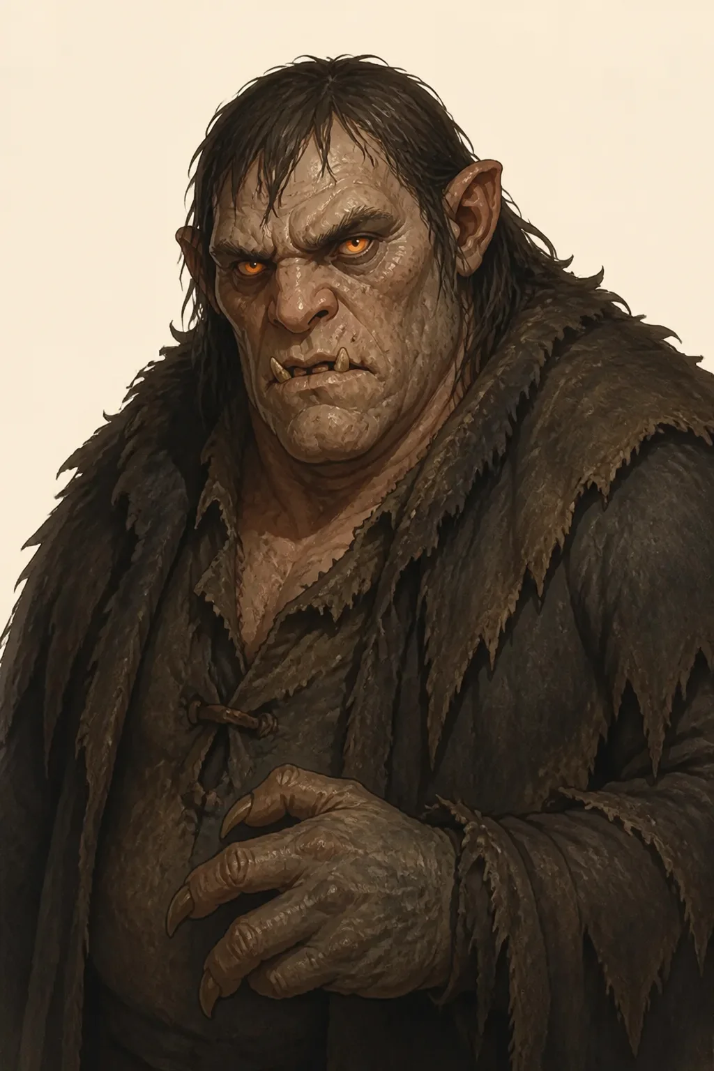 Grendel: character portrait from Beowulf: An Anglo-Saxon Epic Poem (Unknown)