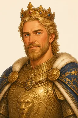 Portrait of Scyld from Beowulf: An Anglo-Saxon Epic Poem