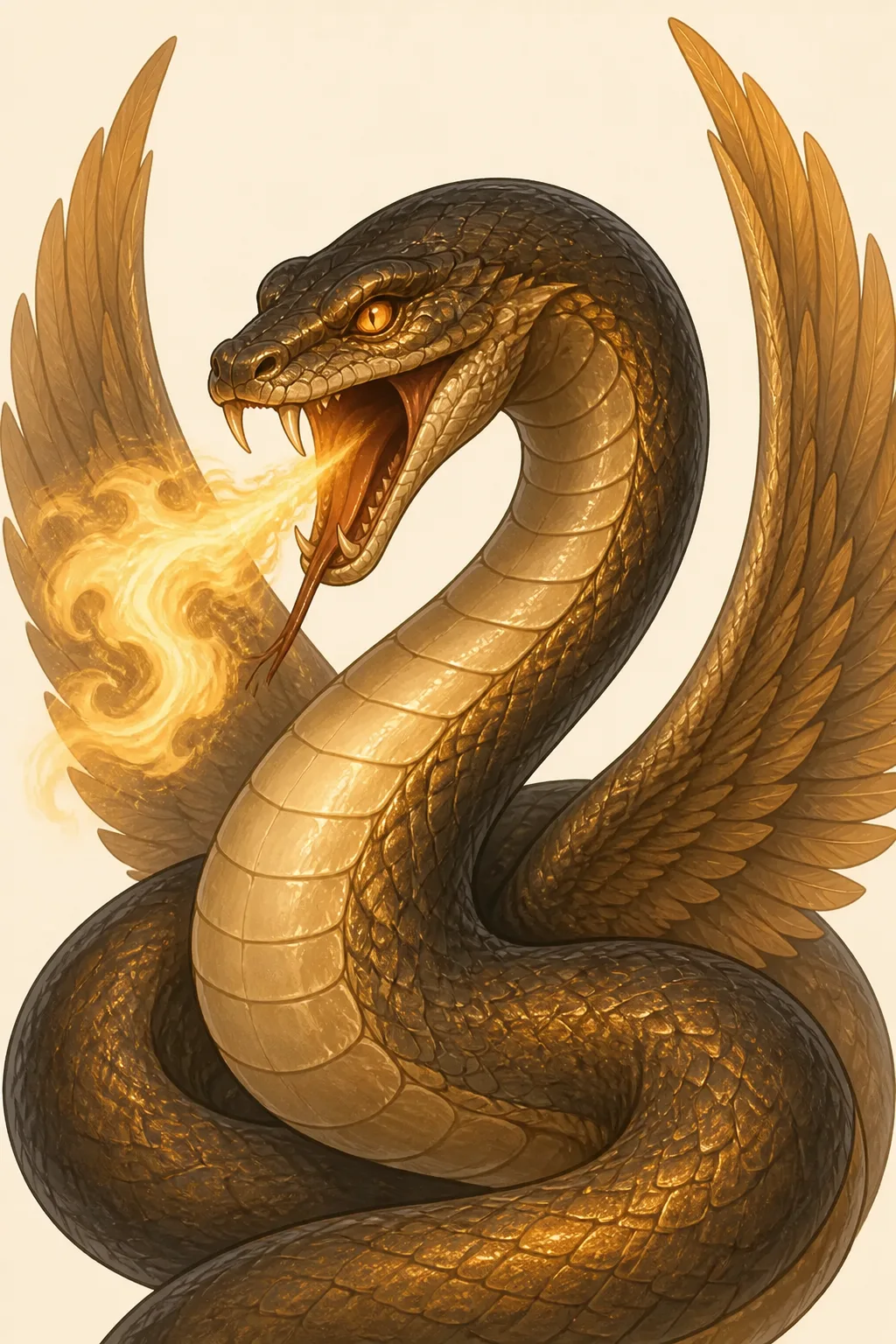 The Dragon: character portrait from Beowulf: An Anglo-Saxon Epic Poem (Unknown)