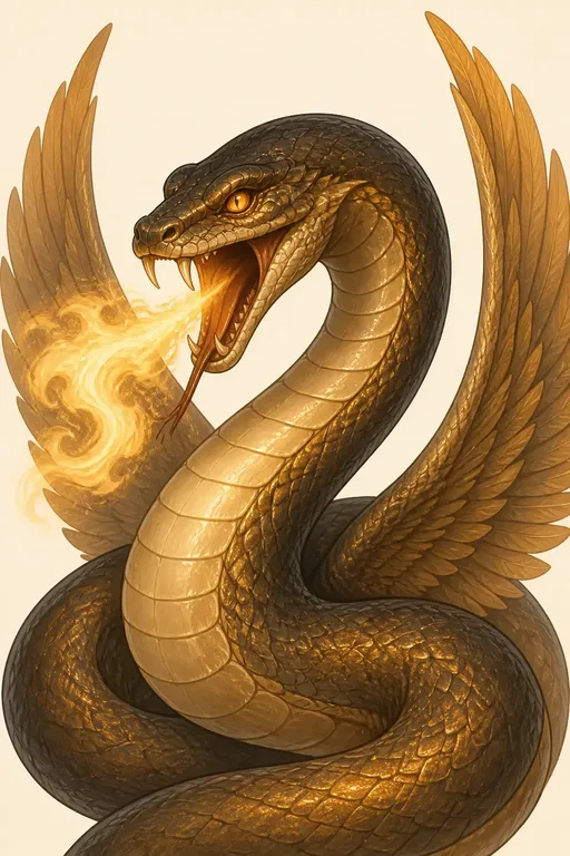 The Dragon: character portrait from Beowulf (Unknown)