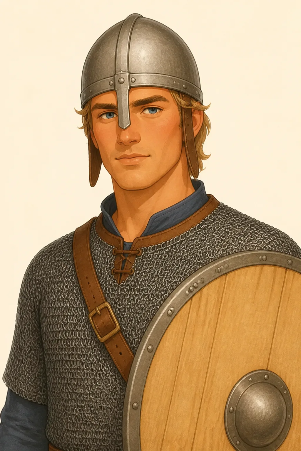 Wiglaf: character portrait from Beowulf: An Anglo-Saxon Epic Poem (Unknown)